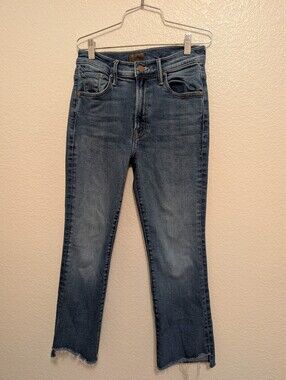 MOTHER Insider Crop Step Fray Jeans Size 26
